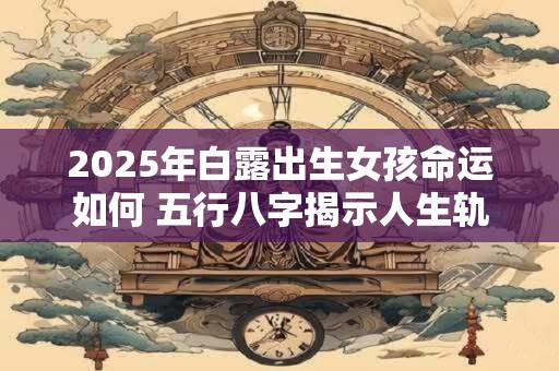2025年白露出生女孩命运如何 五行八字揭示人生轨迹