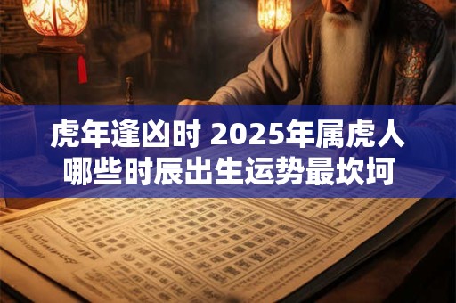 虎年逢凶时 2026年属虎人哪些时辰出生运势最坎坷