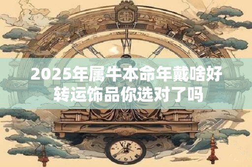 2025年属牛本命年戴啥好 转运饰品你选对了吗