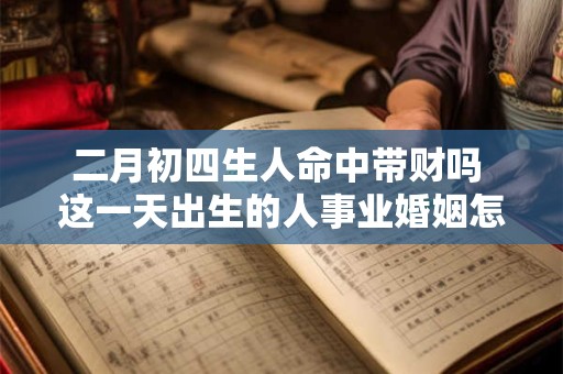 二月初四生人命中带财吗 这一天出生的人事业婚姻怎样