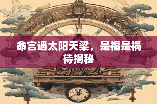 命宫遇太阳天梁，是福是祸待揭秘