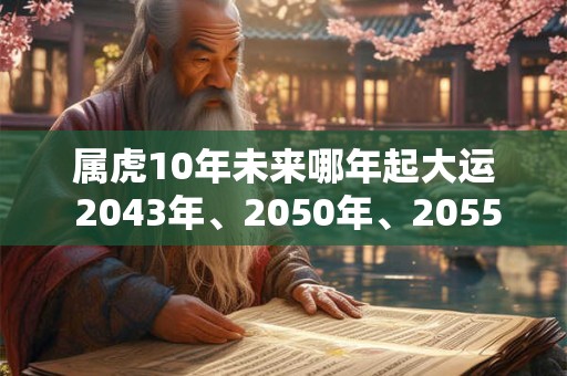 属虎10年未来哪年起大运 2043年、2050年、2055年