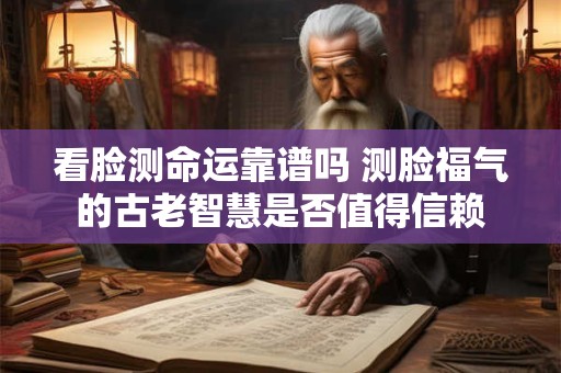 看脸测命运靠谱吗 测脸福气的古老智慧是否值得信赖