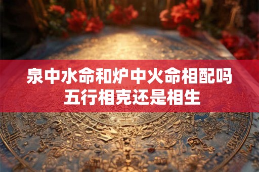 泉中水命和炉中火命相配吗 五行相克还是相生