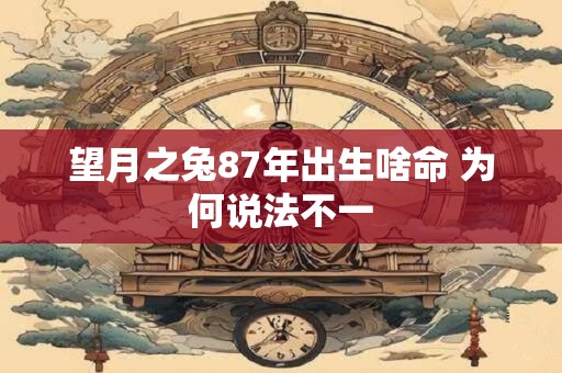 望月之兔87年出生啥命 为何说法不一