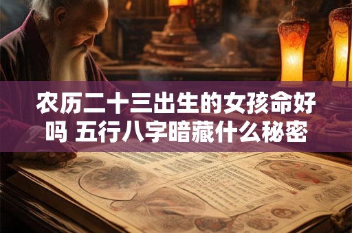 农历二十三出生的女孩命好吗 五行八字暗藏什么秘密 农历二十三出生的女孩命好吗 五行八字暗藏什么秘密