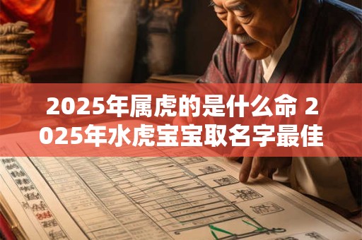 2025年属虎的是什么命 2025年水虎宝宝取名字最佳字