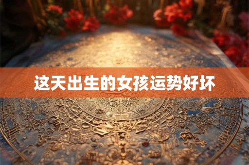 这天出生的女孩运势好坏