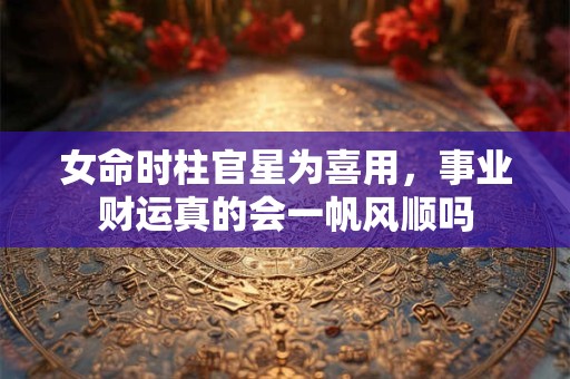 女命时柱官星为喜用，事业财运真的会一帆风顺吗