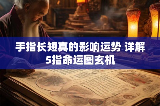 手指长短真的影响运势 详解5指命运图玄机