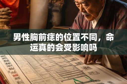 男性胸前痣的位置不同，命运真的会受影响吗