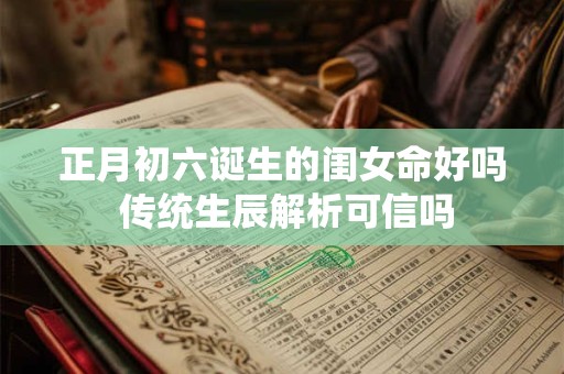 正月初六诞生的闺女命好吗 传统生辰解析可信吗