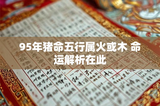 95年猪命五行属火或木 命运解析在此