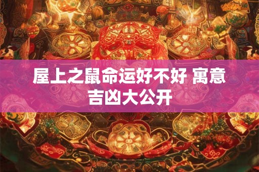 屋上之鼠命运好不好 寓意吉凶大公开
