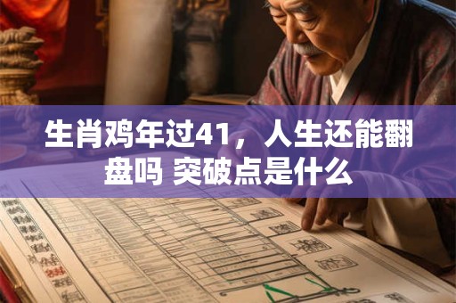 生肖鸡年过41，人生还能翻盘吗 突破点是什么