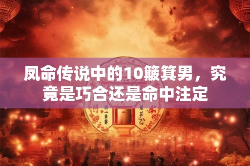 凤命传说中的10簸箕男，究竟是巧合还是命中注定