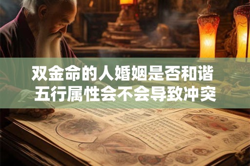 双金命的人婚姻是否和谐 五行属性会不会导致冲突