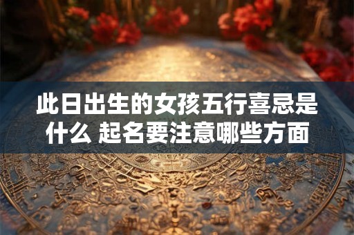 此日出生的女孩五行喜忌是什么 起名要注意哪些方面