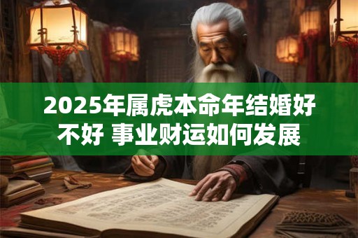2025年属虎本命年结婚好不好 事业财运如何发展