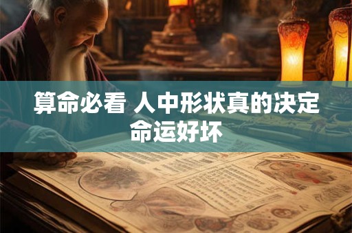 算命必看 人中形状真的决定命运好坏