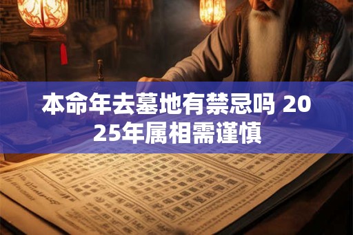 本命年去墓地有禁忌吗 2025年属相需谨慎