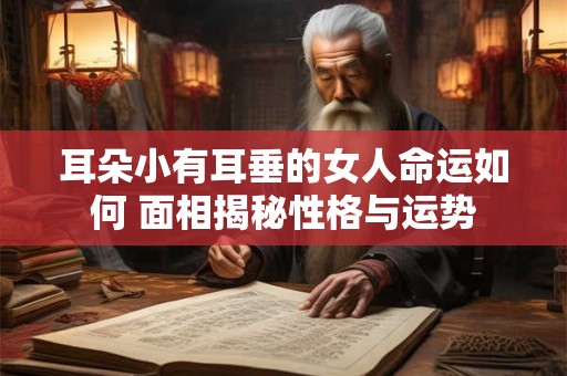 耳朵小有耳垂的女人命运如何 面相揭秘性格与运势