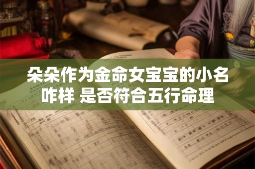 朵朵作为金命女宝宝的小名咋样 是否符合五行命理