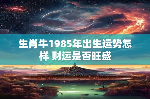 生肖牛1985年出生运势怎样 财运是否旺盛 生肖牛1985年出生运势怎样 财运是否旺盛