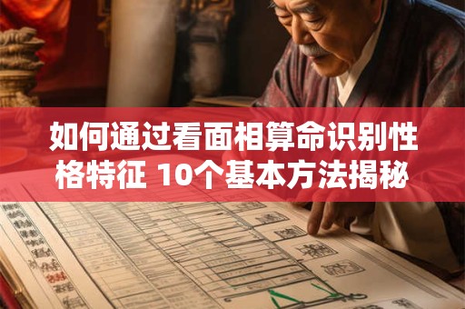 如何通过看面相算命识别性格特征 10个基本方法揭秘