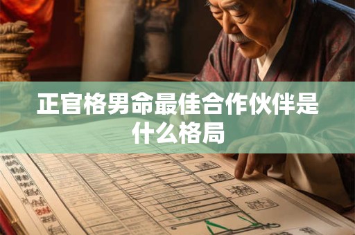正官格男命最佳合作伙伴是什么格局