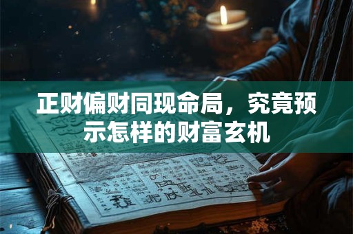 正财偏财同现命局，究竟预示怎样的财富玄机