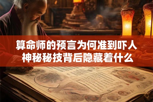 算命师的预言为何准到吓人 神秘秘技背后隐藏着什么