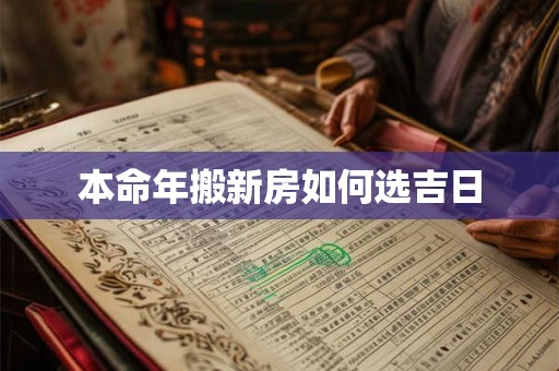 本命年搬新房如何选吉日