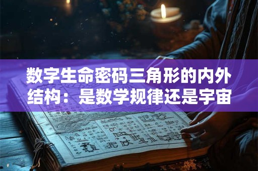 数字生命密码三角形的内外结构：是数学规律还是宇宙密码