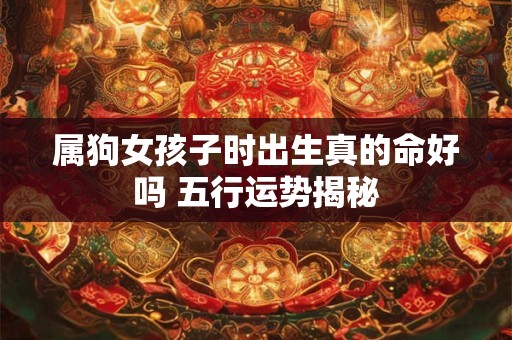 属狗女孩子时出生真的命好吗 五行运势揭秘