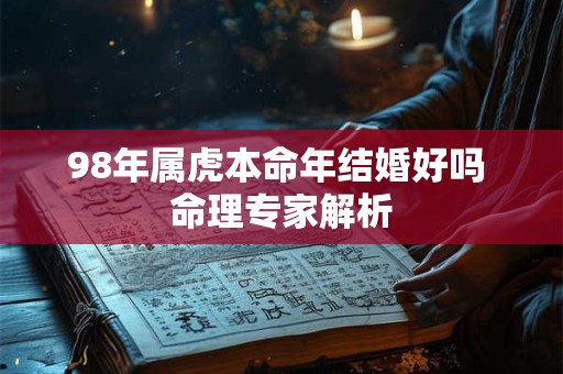 98年属虎本命年结婚好吗 命理专家解析