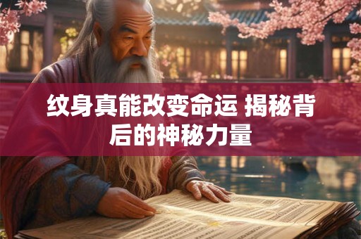 纹身真能改变命运 揭秘背后的神秘力量