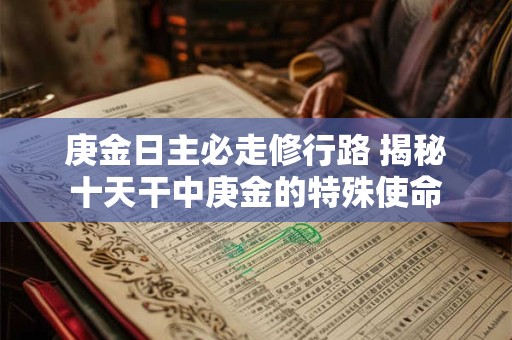 庚金日主必走修行路 揭秘十天干中庚金的特殊使命
