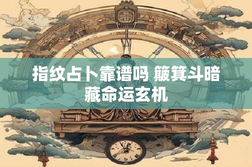 指纹占卜靠谱吗 簸箕斗暗藏命运玄机