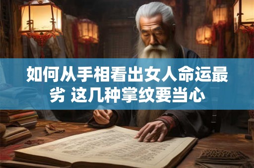 如何从手相看出女人命运最劣 这几种掌纹要当心