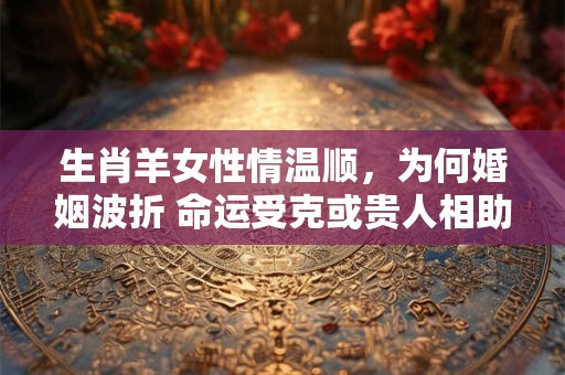 生肖羊女性情温顺，为何婚姻波折 命运受克或贵人相助