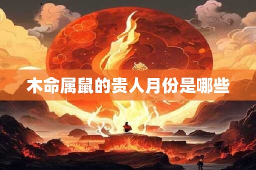 木命属鼠的贵人月份是哪些