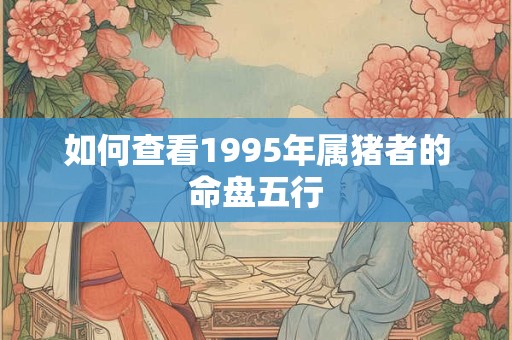 如何查看1995年属猪者的命盘五行