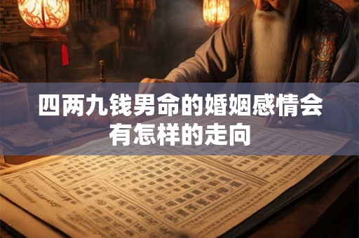四两九钱男命的婚姻感情会有怎样的走向