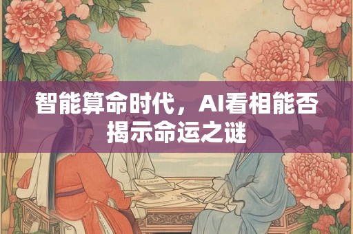 智能算命时代，AI看相能否揭示命运之谜