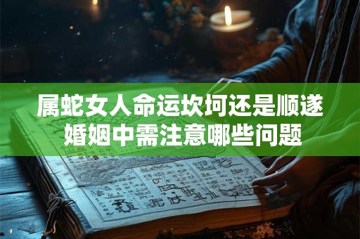 属蛇女人命运坎坷还是顺遂 婚姻中需注意哪些问题