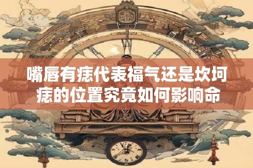嘴唇有痣代表福气还是坎坷 痣的位置究竟如何影响命运