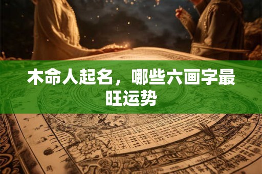 木命人起名，哪些六画字最旺运势