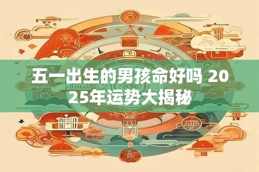 五一出生的男孩命好吗 2025年运势大揭秘