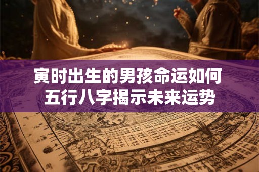 寅时出生的男孩命运如何 五行八字揭示未来运势 寅时出生的男孩命运如何 五行八字揭示未来运势